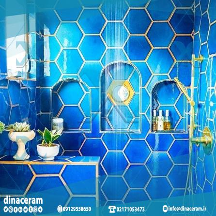 خرید انواع کاشی شش ضلعی سرامیک کف ارزان قیمت