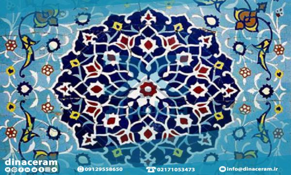 فروش کاشی رنگی سنتی فیروزه ای اصفهان