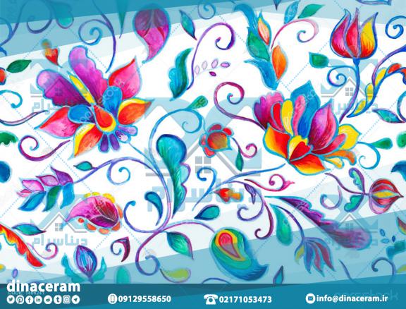 کاشی سنتی طرح گل با بهترین قیمت روز