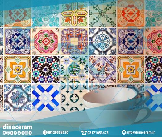 عرضه کننده انواع کاشی و سرامیک سنتی رنگی