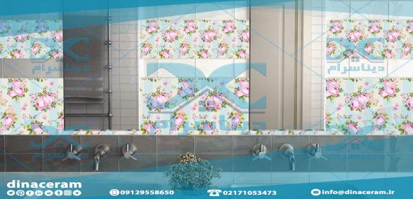 عرضه کننده کاشی و سرامیک طرح دار گل رز در کرج
