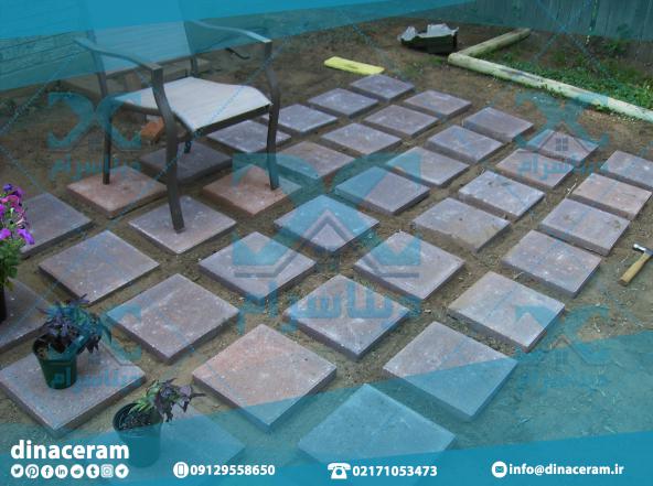 جدیدترین طرح های سرامیک کف حیاط